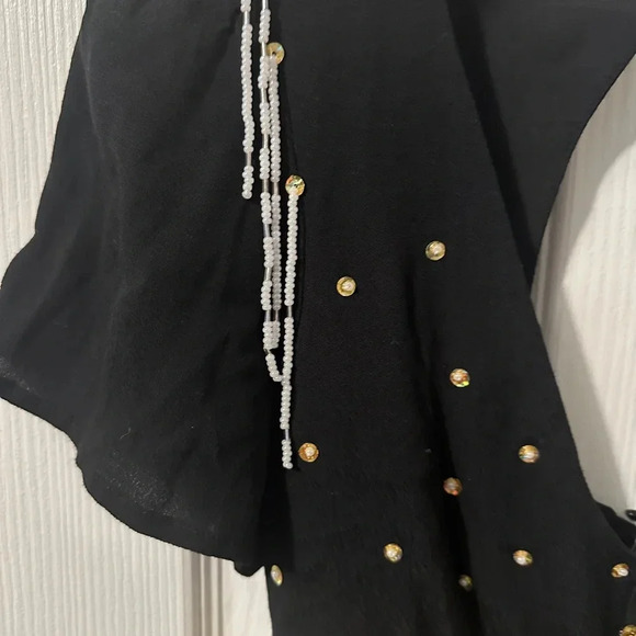 Forever 21 Corset Sequined Crop Halter Top Lots Of Bling Size Medium - Picture 4 of 4